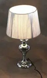 Osvetlenie Stolová lampa GILLENIA Candellux Strieborná / čierna