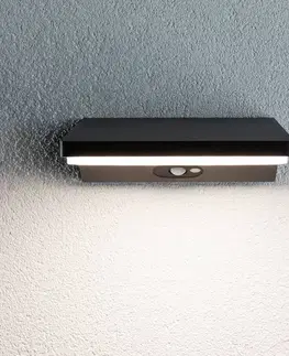 Vonkajšie nástenné svietidlá so senzorom Paulmann Nástenné svietidlo Paulmann House LED, senzor, hĺbka 25 cm