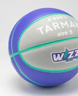 basketbal Basketbalová lopta K900 Wizzy sivo-fialová