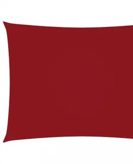 Stínící textilie Tieniaca plachta obdĺžniková 4 x 5 m oxfordská látka Dekorhome Červená