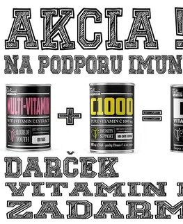 Komplexné vitamíny Akcia: Multi-Vitamin + C 1000 + Vitamín D3 Zadarmo - FitBoom 100 tbl. + 100 kaps. + 60 kaps.