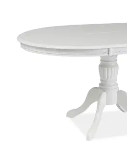 Jedálenské stoly Rozkladací jedálenský stôl OLIVIA Signal Krémová
