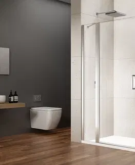 Sprchovacie kúty GELCO - LORO sprchové dvere s pevnou časťou 1000 číre sklo GN4610