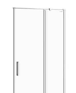 Sprchovacie kúty CERSANIT - Kyvné dvere s pevným poľom MODUO 90x195, pravé, číre sklo S162-006