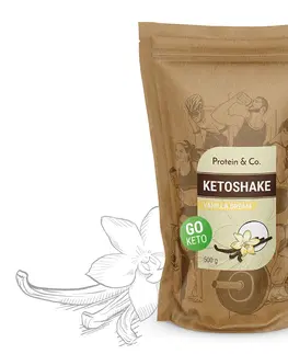 Ketodiéta Protein & Co. Ketoshake – proteínový diétny koktail Váha: 500 g, Zvoľ príchuť: Vanilla dream