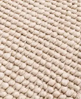 Koberce LuxD Dizajnový okrúhly koberec Arabella 150 cm béžový