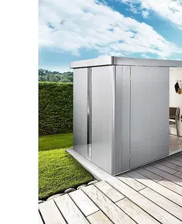 NEO Biohort Záhradný domček BIOHORT Neo 3D 384 × 292 cm (sivý kremeň metalíza)
