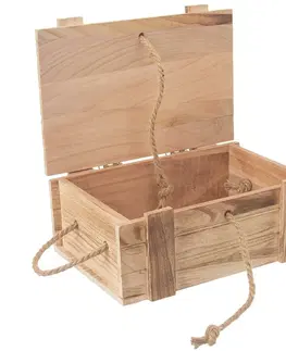 Úložné boxy Orion Drevená darčeková truhla, 30 x 21 x 12 cm 