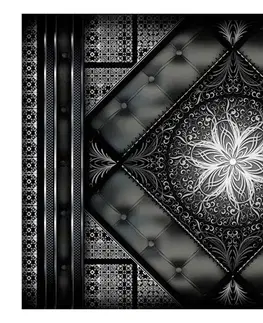 Čiernobiele tapety Fototapeta čierna mozaika - Black mosaic