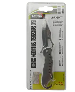 Outdoorové variče Cattara Zatvárací nôž BRIGHT s poistkou, 16,5 cm