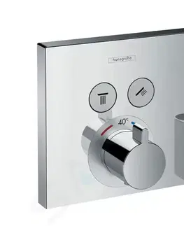 Kúpeľňové batérie HANSGROHE - Shower Select Termostatická batéria pod omietku, s 2 výstupmi, chróm 15765000