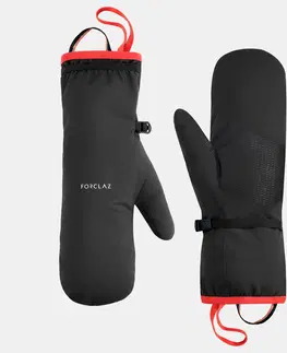 rukavice Trekingové nepremokavé vrchné rukavice MT500 čierne