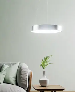SmartHome lustre LEDVANCE SMART+ LEDVANCE SUN@Home Kruhové LED závesné svetlo strieborné