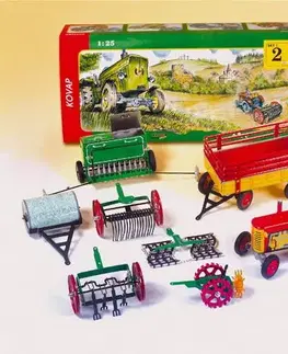 Hračky - dopravné stroje a traktory KOVAP - Agro set 2