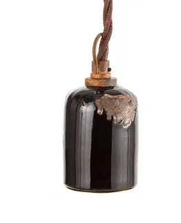 Nástenné svietidlá Ferroluce Nástenné svietidlo vo vintage štýle C665 čierne