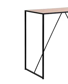 Jedálenské stoly LuxD Dizajnový barový stôl Maille 120 cm divý dub