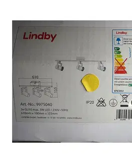 Svietidlá Lindby Lindby - Bodové svietidlo 3xGU10/5W/230V 