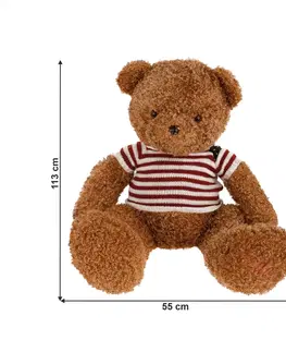 Plyšové hračky Plyšový medveď, svetlohnedá, 113cm, BOWEN