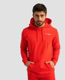 Mikiny GymBeam Mikina Limitless Hoodie Hot Red  SS
