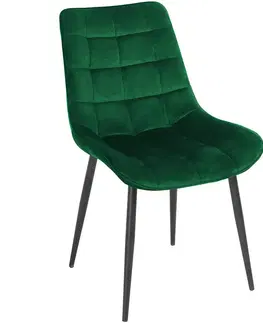 Čalúnené stoličky Stolička Ottava 80097h-V15 Dark Green