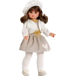 Hračky bábiky BERBESA - Luxusná detská bábika-dievčatko Roberta 40cm