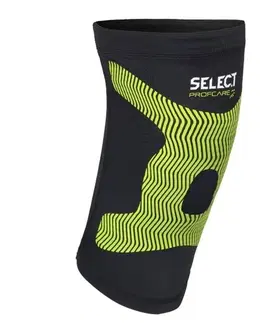 Futbalové chrániče a bandáže Kompresný bandáž kolena Select Compression knee support 6252 čierna