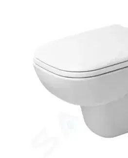 Záchody GEBERIT - Duofix Modul na závesné WC s tlačidlom Sigma01, matný chróm + Duravit D-Code - WC a doska, Rimless, SoftClose 111.300.00.5 NH3