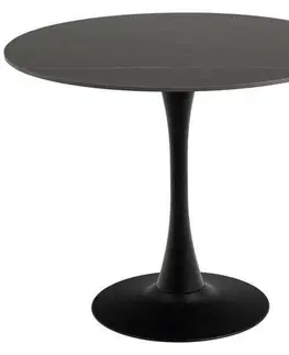 Stoly do jedálne Jídelní stůl Malta Černý 90cm