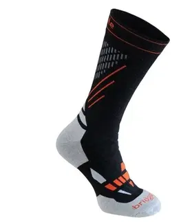 Pánské ponožky Ponožky Bridgedale Ski Nordic Race black/stone/850 L (9-11,5) UK