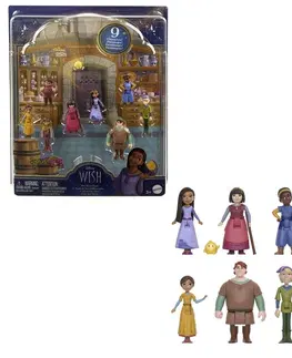Hračky bábiky MATTEL - Disney prianie sada mini postavičiek