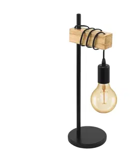 Lampy Eglo Eglo 32918 - Stolná lampa TOWNSHEND 1xE27/10W/230V 