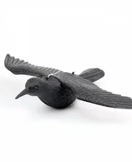 Čelovky Kinekus Plašič závesný, plastový, lietajúci, HAVRAN, čierny, 40x57,5cm
