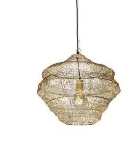 Zavesne lampy Orientálna závesná lampa zlatá 45 cm x 40 cm - Vadi