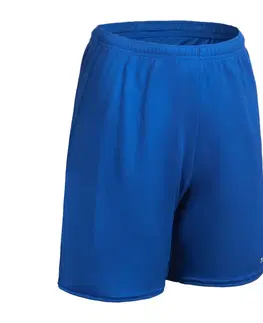 nohavice Detské basketbalové šortky SH100 pre dievčatá a chlapcov modré