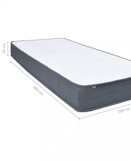 Matrace Boxspring Matrac na posteľ boxspring Dekorhome 100x200 cm