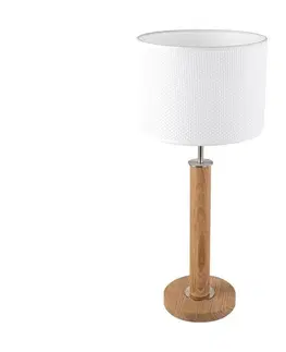 Lampy   7017400611547 - Stolná lampa BENITA 1xE27/60W/230V dub 
