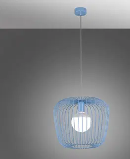 Moderné lampy do obývačky Luster Eden K-4102 Modrá LW1