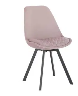 Stoličky do jedálne Stolička Isabella Zamat - Ružová