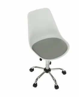 Kancelárske stoličky Kancelárska stolička DARISA NEW Tempo Kondela Biela / sivá