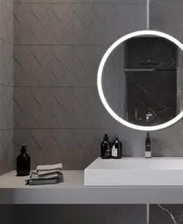 Kúpeľňa MEXEN - Oro zrkadlo s osvetlením 80 cm, LED 6000K, 9824-080-080-611-00