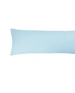Obliečky Bellatex Obliečka na relaxačný vankúš svetlá modrá, 55 x 180 cm