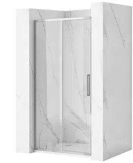 Sprchovacie kúty REA - Posuvné sprchové dvere Rapid Slide 100 Chróm REA-K5600