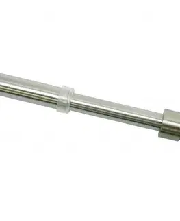 Závesy Vitrážna tyčka 10 mm Valec ušľachtilá oceľ, 80 - 110 cm