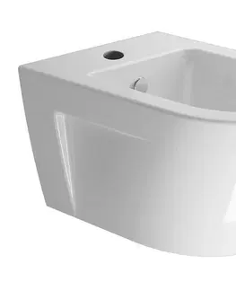 Kúpeľňa GSI - NORM bidet závesný 36x55cm, biela ExtraGlaze 8665111