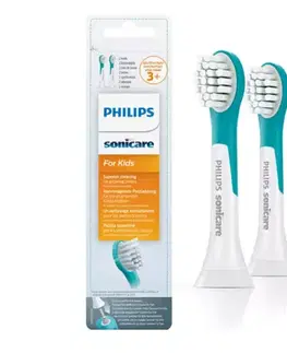 Elektrické zubné kefky Philips Sonicare kompaktné náhradné hlavice pre deti od 3 rokov HX6032/33, 2 ks