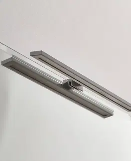 Nástenné svietidlá MCJ LED zrkadlové svetlo Espelho 40 cm hliník 4 000 K