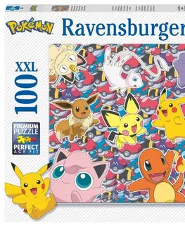 Hračky puzzle RAVENSBURGER - Pokémoni 100 dielikov