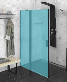 Sprchovacie kúty POLYSAN - ZOOM LINE BLACK sprchová bočná stena 800, číre sklo ZL3280B