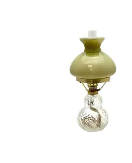 Lampy Floriánova huť Petrolejová lampa ZUZANA 43 cm krištáľ káro 