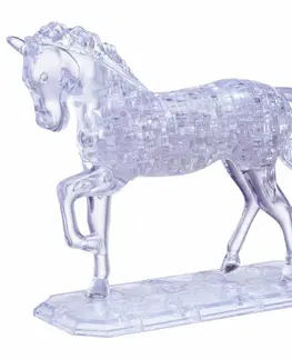 Hračky HCM Kinzel 3D Crystal puzzle Kôň, 100 dielikov